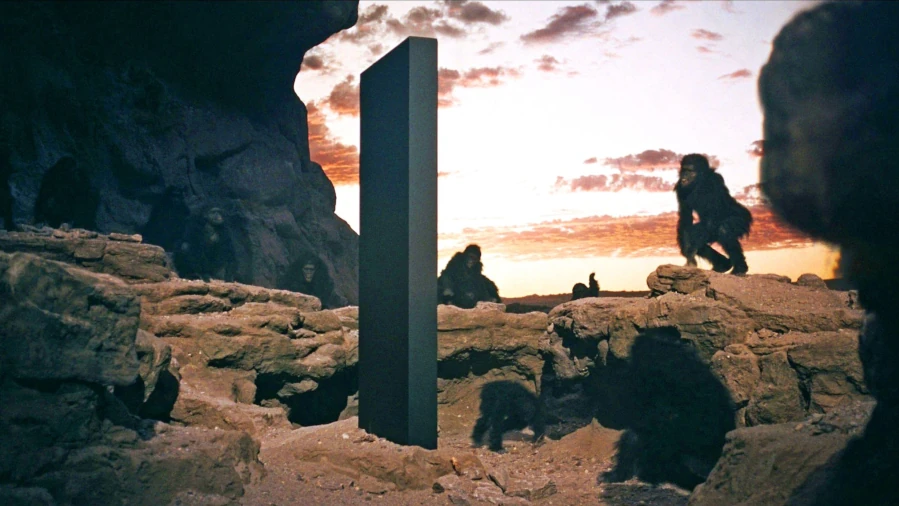 the monolith of the movie 2001: A Space Odyssey